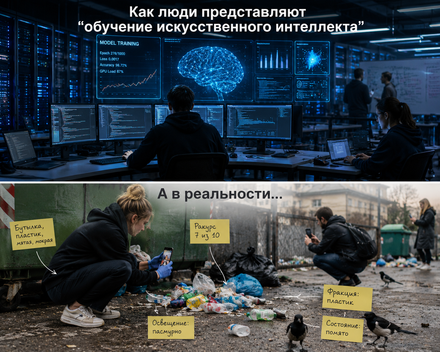 Разметка данных для AI: почему разметчик не всегда работает за компьютером — кейс US-DATA